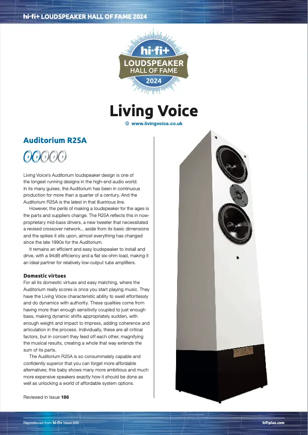 Hi-Fi+ Hall of Fame review.